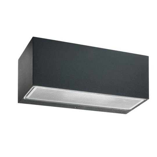 Norlys Asker 5018 Seinävalaisin 9,3 W, 4000 K, LED, IP65 Grafiitinharmaa