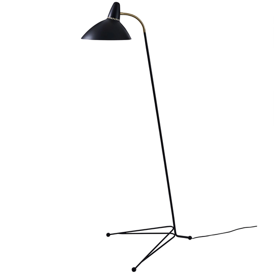 Warm Nordic Lightsome lattiavalaisin, musta