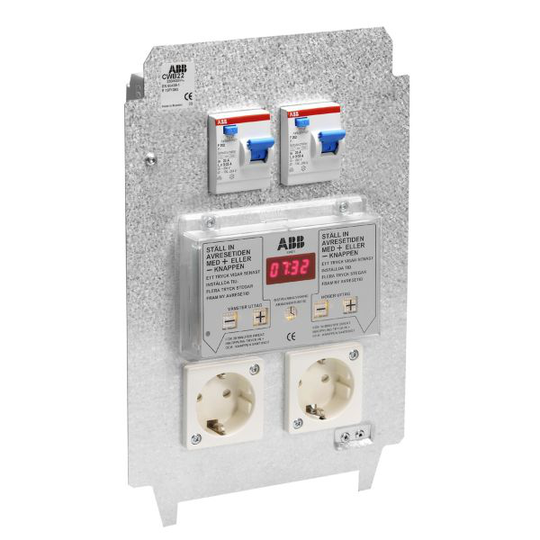 ABB CWB22 Lokerikko ajastimella 6A