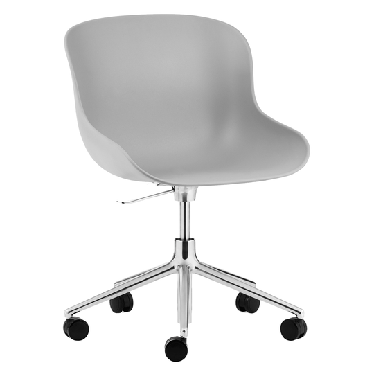 Normann Copenhagen Hyg työtuoli 5 pyörällä, alumiini - harmaa