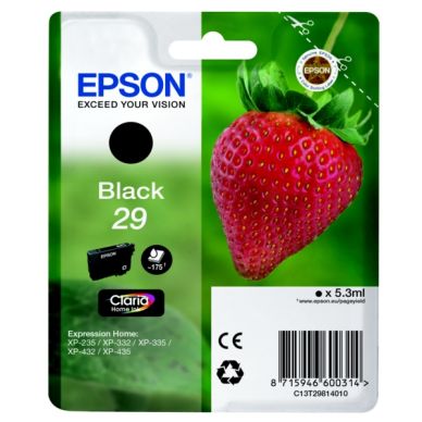 Epson Epson 29 Mustepatruuna musta, 175 sivua