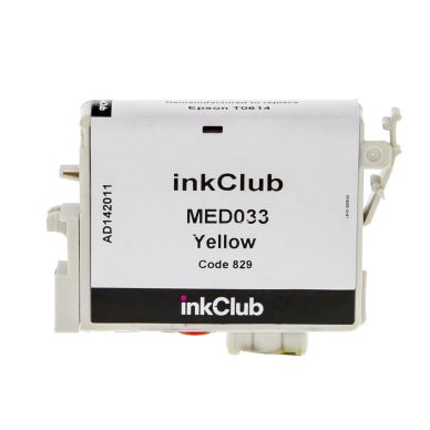 inkClub Mustepatruuna keltainen, 420 sivua