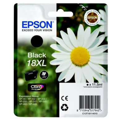 Epson Epson 18XL Mustepatruuna musta, 470 sivua