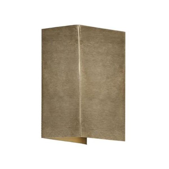 Konstsmide Cremona Seinävalaisin 2x3 W, LED, messinki