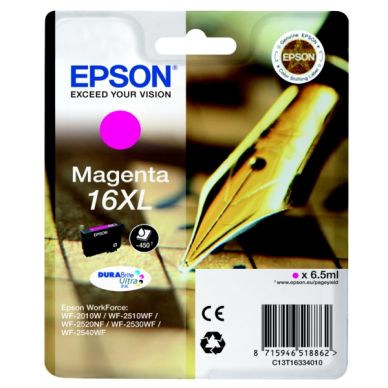 Epson Epson 16XL Mustepatruuna magenta, 450 sivua
