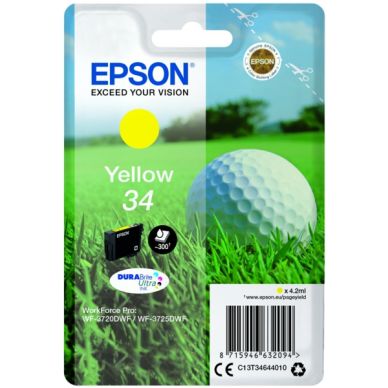 Epson Epson 34 Mustepatruuna keltainen, 300 sivua