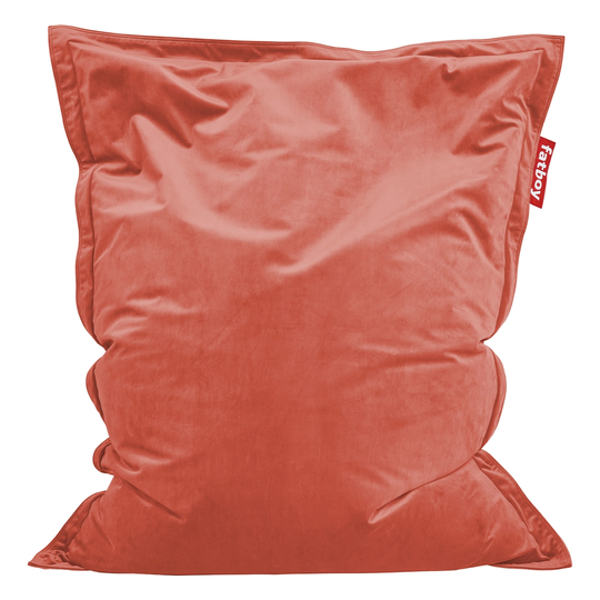 Fatboy Original Slim Velvet Recycled säkkituoli, rhubarb