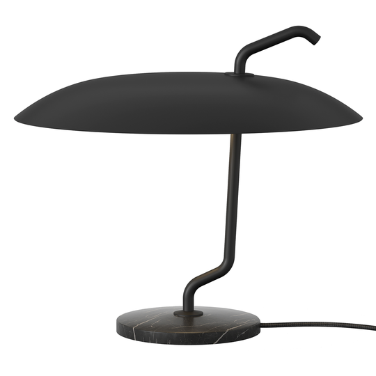 Astep Model 537 pöytävalaisin, musta - musta marmori