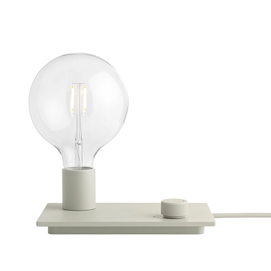 Muuto Control pöytävalaisin, harmaa