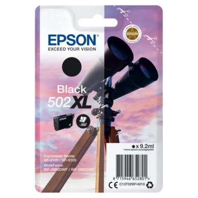 Epson Epson 502XL Mustepatruuna musta, 550 sivua