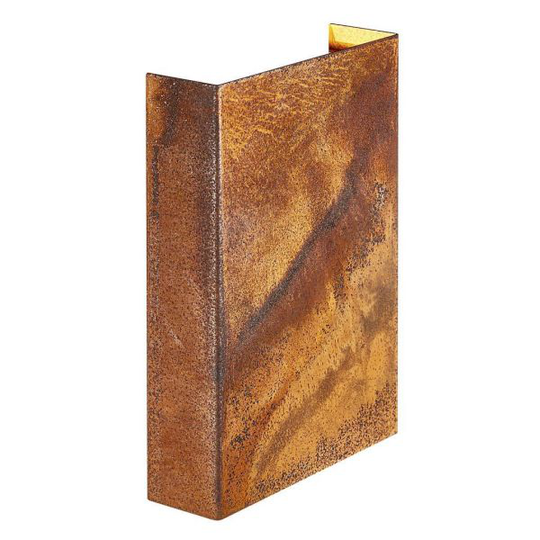 Nordlux FOLD 2019051038 Seinävalaisin 3000K, 2xLED, IP54 Ruoste