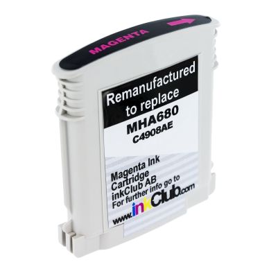 inkClub Mustepatruuna, korvaa HP 940XL, magenta, 30 ml
