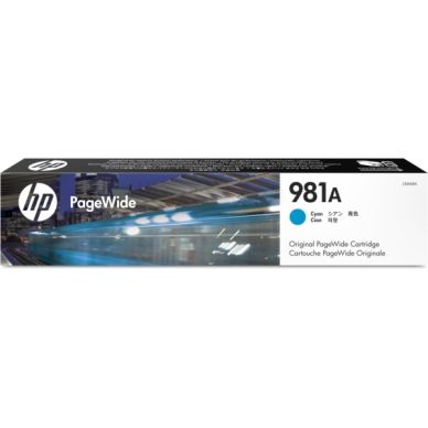 HP Mustepatruuna cyan (HP 981A), 6.000 sivua