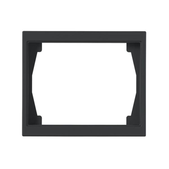 ABB Impressivo 1721F100-885 Peitelevy mattamusta, 100 mm 1-paikkainen