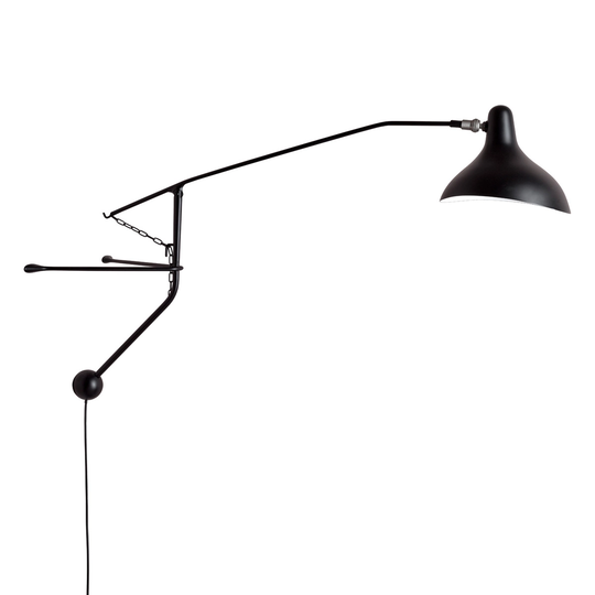 DCWéditions Mantis BS2 Mini seinävalaisin, musta