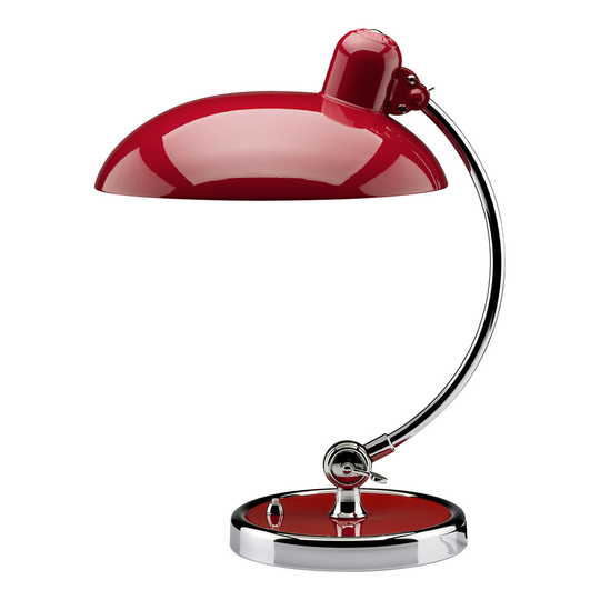 Fritz Hansen Kaiser Idell 6631-T Luxus pöytävalaisin, punainen