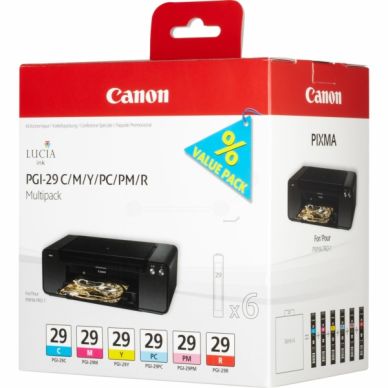 Canon Mustepatruuna MultiPack C,M,Y,PC,PM,RY