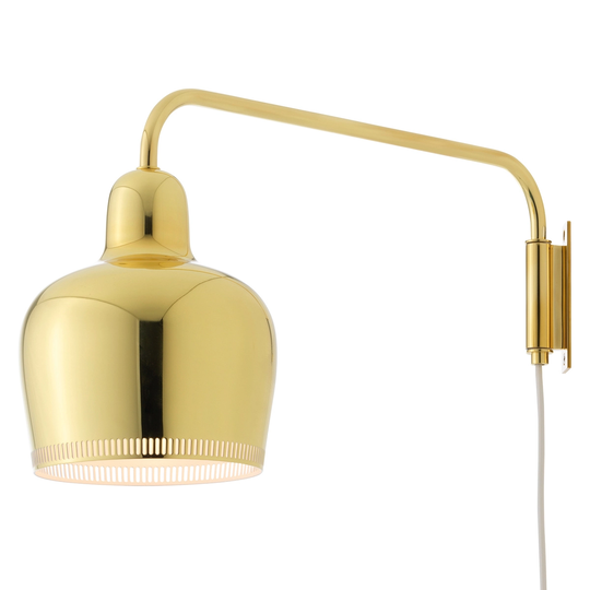 Artek Aalto seinävalaisin A330S "Golden Bell", messinki