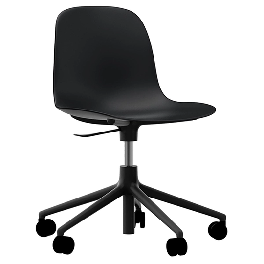 Normann Copenhagen Form Swivel 5W Gaslift tuoli, musta