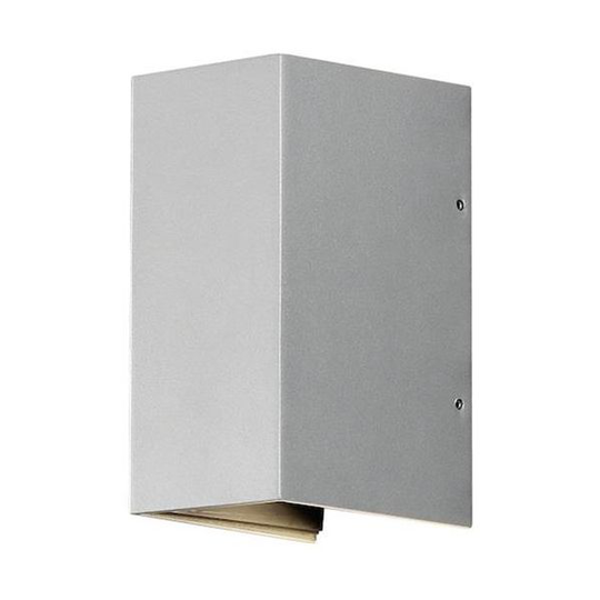 Konstsmide Cremona Seinävalaisin 2x3W LED, harmaa