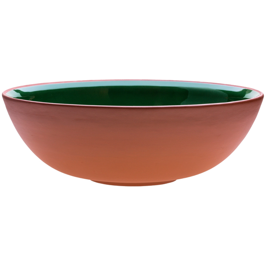 Vaidava Ceramics Earth kulho 3 L, sammalenvihreä