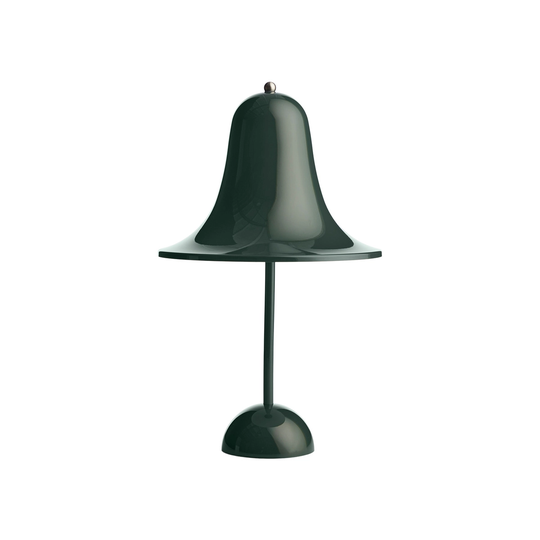 Verpan Pantop Portable ladattava pöytävalaisin 18 cm, tummanvihreä