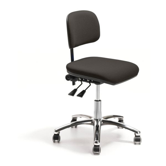 GBP 410643250104 Työtuoli 550-730 mm, korkea selkä Keinonahkaa