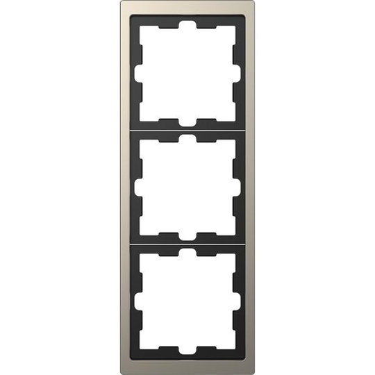 Schneider Electric MTN4030-6550 Yhdistelmäkehys 3 lokero, metalli Grafit