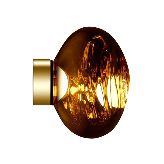 Tom Dixon Melt Surface Mini LED seinävalaisin, kulta