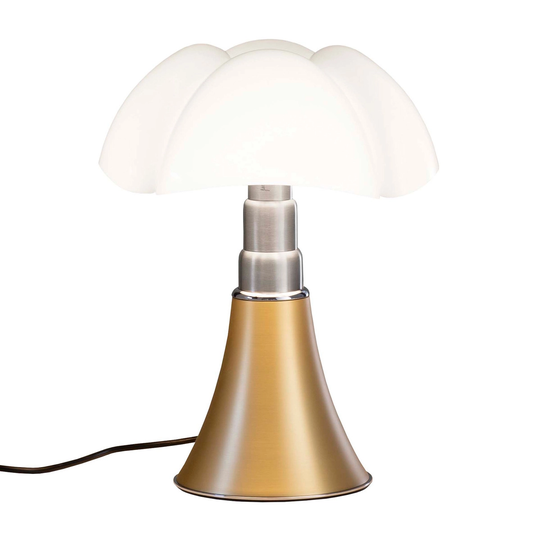 Martinelli Luce Minipipistrello pöytävalaisin, himmennettävä, messinki