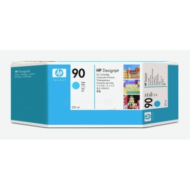 HP HP 90 Mustepatruuna syaani, 225 ml