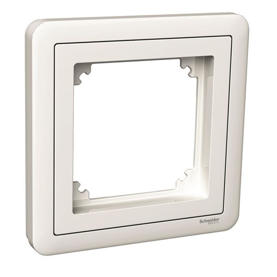 Schneider Electric WDE002801 Yhdistelmäkehys IP20, upotettuun tai pinta-asennukseen 87 mm, valkoinen
