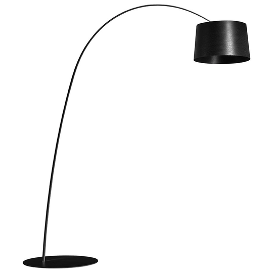 Foscarini Twiggy Elle lattiavalaisin, musta