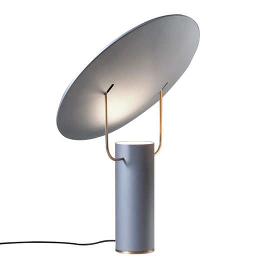 Martinelli Luce TX1 Luxury pöytävalaisin, L, harmaa - messinki