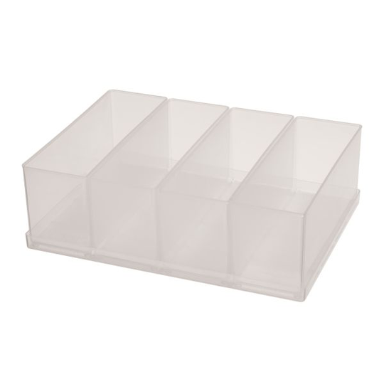 Raaco 136518 Lokerikko 69x220x160 mm 4 lokeroa (leveä)