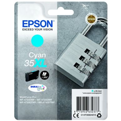 Epson Epson 35XL Mustepatruuna syaani, 20,3 ml
