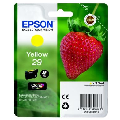 Epson Epson 29 Mustepatruuna keltainen, 180 sivua