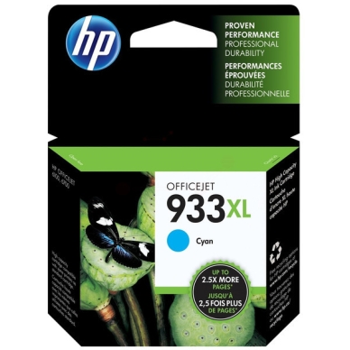 HP HP 933XL Mustepatruuna syaani, 825 sivua