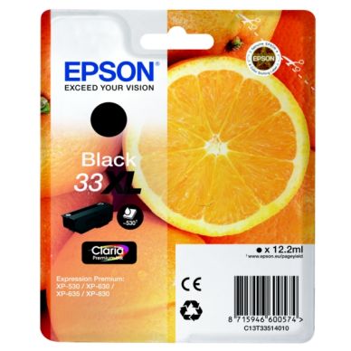 Epson Epson 33XL Mustepatruuna musta, 530 sivua