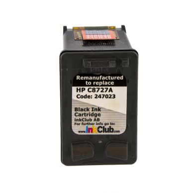inkClub Mustepatruuna, korvaa HP 27, musta, 10 ml