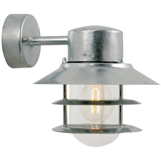 Nordlux BLOKHUS 25051031 Seinävalaisin sinkitty, E27, 60W, IP54