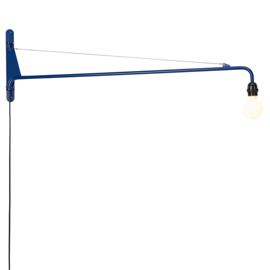 Vitra Petite Potence seinävalaisin, Prouvé Bleu Marcoule