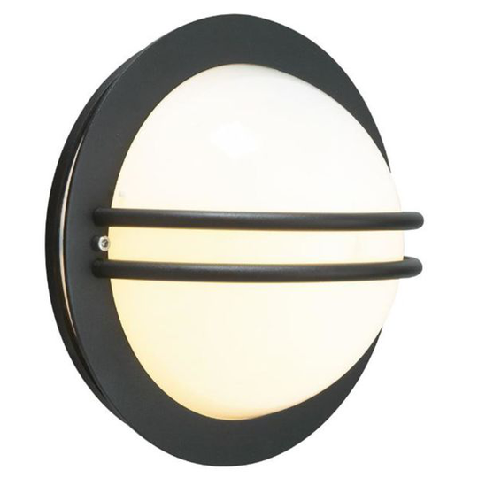 Norlys Bremen 637 Seinävalaisin LED, 11,3W, 3000 K, IP54 Musta