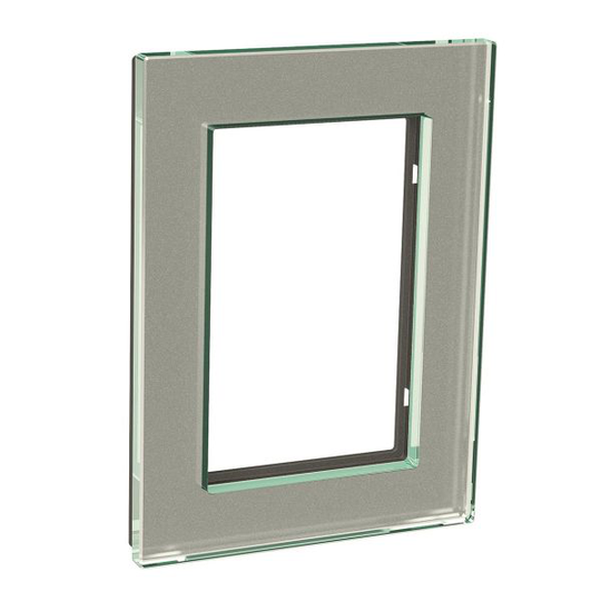 Schneider Electric Exxact Solid Peitekehys 2 aukkoa, lasi