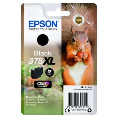 Epson Epson 378XL Mustepatruuna musta, 500 sivua