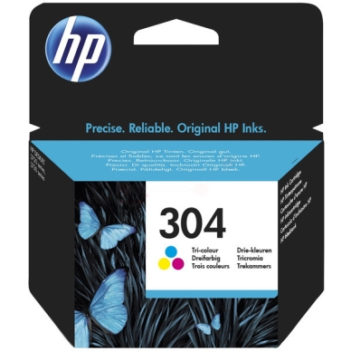 HP N9K05AE HP 304 Mustepatruuna 3-väri, 100 sivua