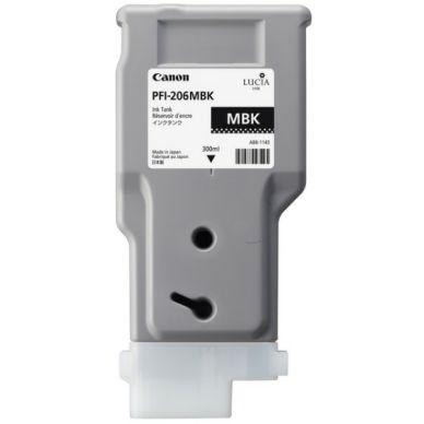 Canon Canon PFI-206 MBK Mustepatruuna mattamusta, 300 ml
