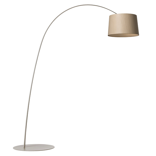 Foscarini Twiggy Wood lattiavalaisin, harmaanbeige