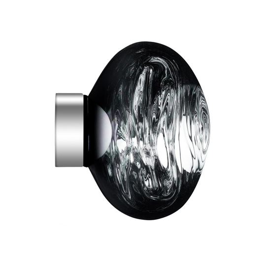 Tom Dixon Melt Surface Mini LED seinävalaisin, kromi