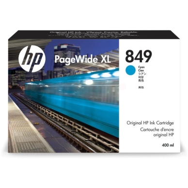 HP HP 849 Mustepatruuna cyan 400 ml (1XB39A)